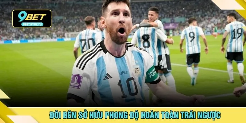 Đôi bên sở hữu phong độ hoàn toàn trái ngược