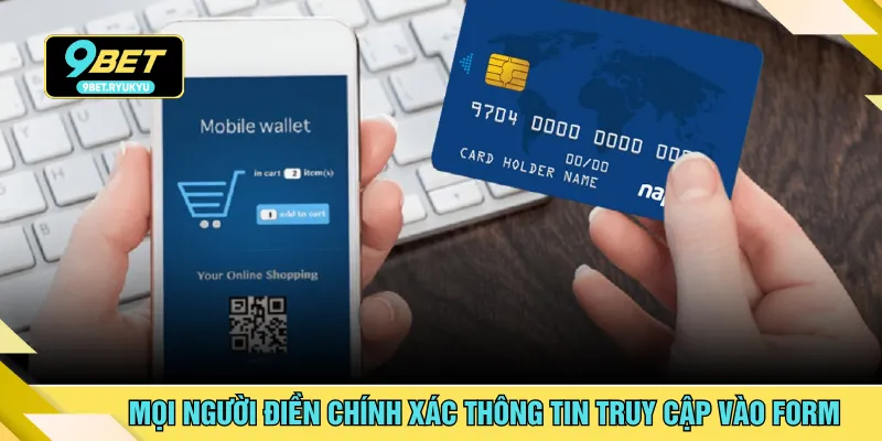 Mọi người điền chính xác thông tin truy cập vào form